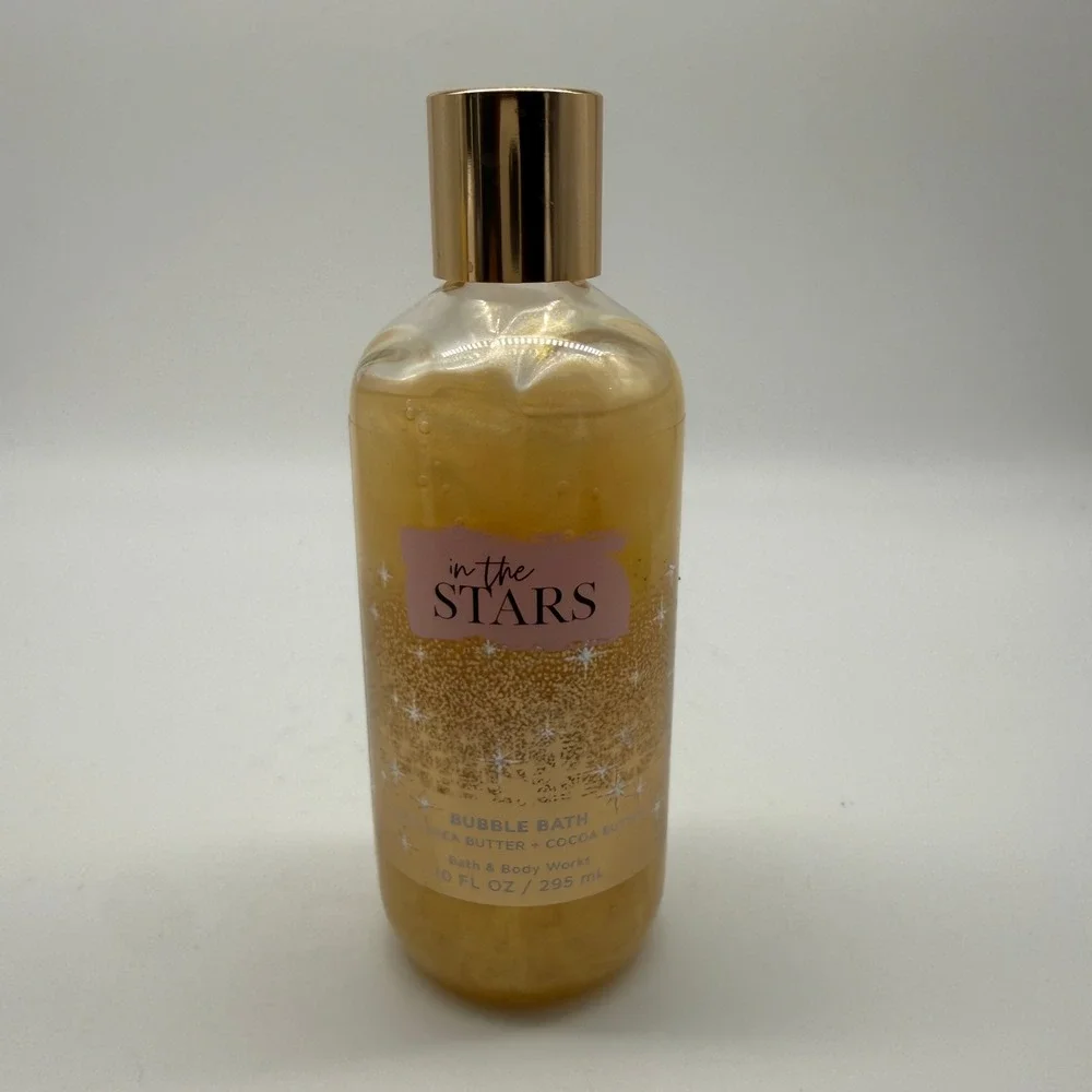 Bath & Body Works In The Stars Bubble Bath 10oz Gold Shimmer Shea Butter